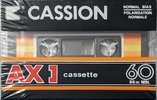 Compact Cassette Cassion AX I 60 Type I Normal 1983 Canada