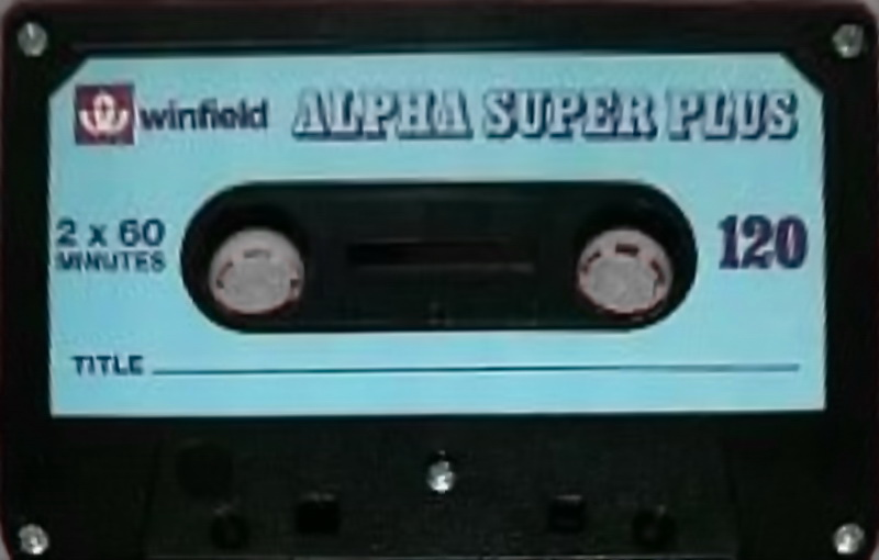 Compact Cassette Winfield Alpha Super Plus 120 Type I Normal 1979 UK