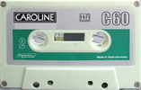 Compact Cassette Caroline 60 Type I Normal 1980 Europe