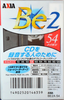 Compact Cassette AXIA Be 2 54 "BE2A 54" Type II Chrome 1996 Japan
