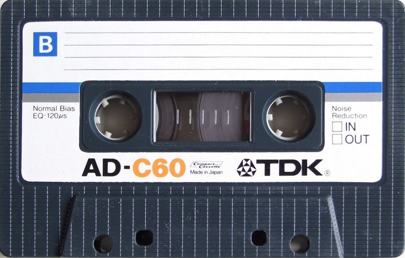 Compact Cassette TDK AD 60 Type I Normal 1979 Europe, USA