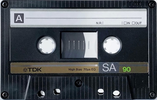Compact Cassette TDK SA 90 Type II Chrome 1987 North America