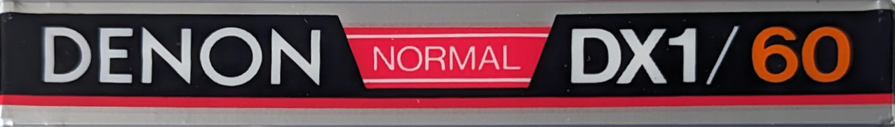 Compact Cassette Denon DX1 60 "Gift Sound Life" Type I Normal 1983 Japan