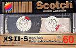 Compact Cassette Scotch XS II-S 60 Type II Chrome 1990 USA