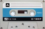 Compact Cassette Victor 120 "C-120P" Type I Normal 1972 Japan