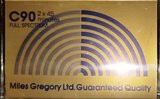Compact Cassette Miles Gregory LTD. 90 "Full Spectrum" Type I Normal UK