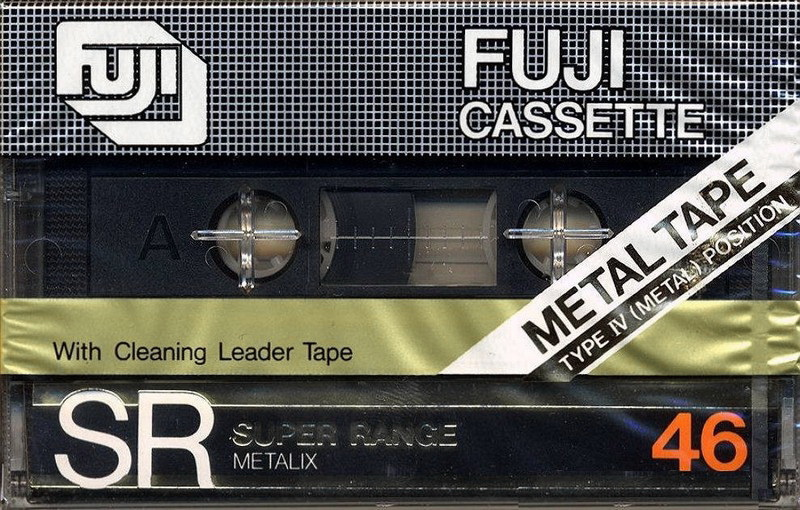 Compact Cassette Fuji SR 46 Type IV Metal 1980 Japan
