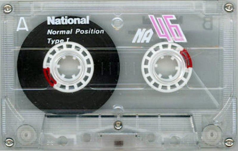 Compact Cassette National NA 46 "RT-NA46" Type I Normal 1987 Japan