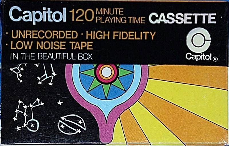 Compact Cassette Capitol Psychedelic Sky 120 Type I Normal 1970 USA