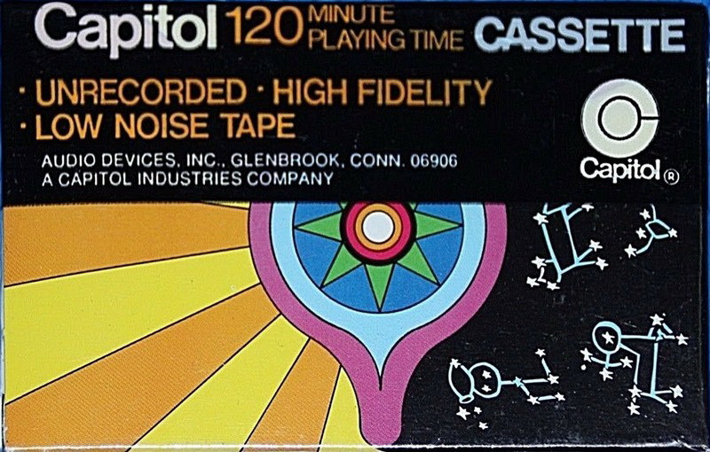 Compact Cassette Capitol Psychedelic Sky 120 Type I Normal 1970 USA
