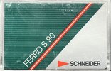 Compact Cassette Schneider Ferro S 90 Type I Normal 1985 Europe