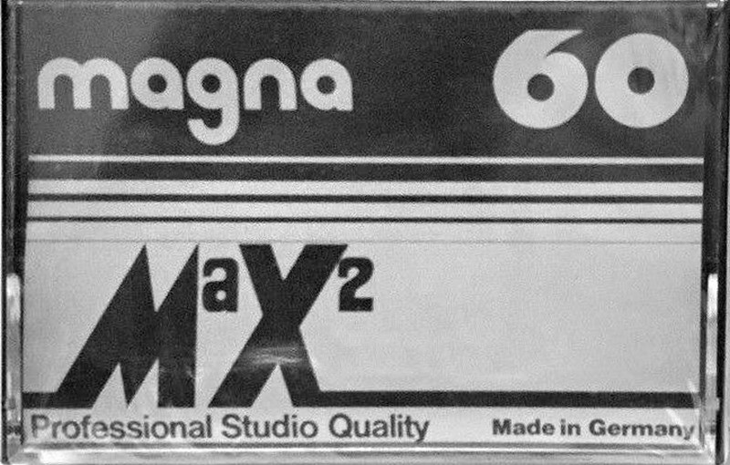 Compact Cassette Magna MaX2 60 Type I Normal 1976 Europe