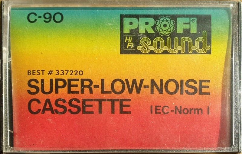 Compact Cassette Profi Sound 90 Type I Normal Germany