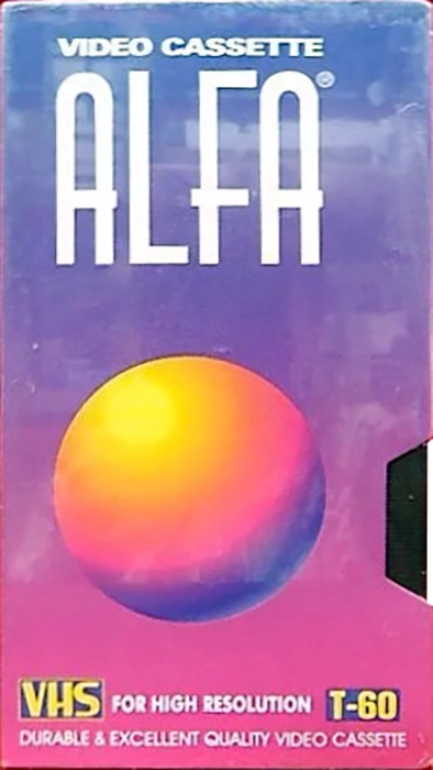 VHS, Video Home System Alfa 60 Type I Normal Hong Kong
