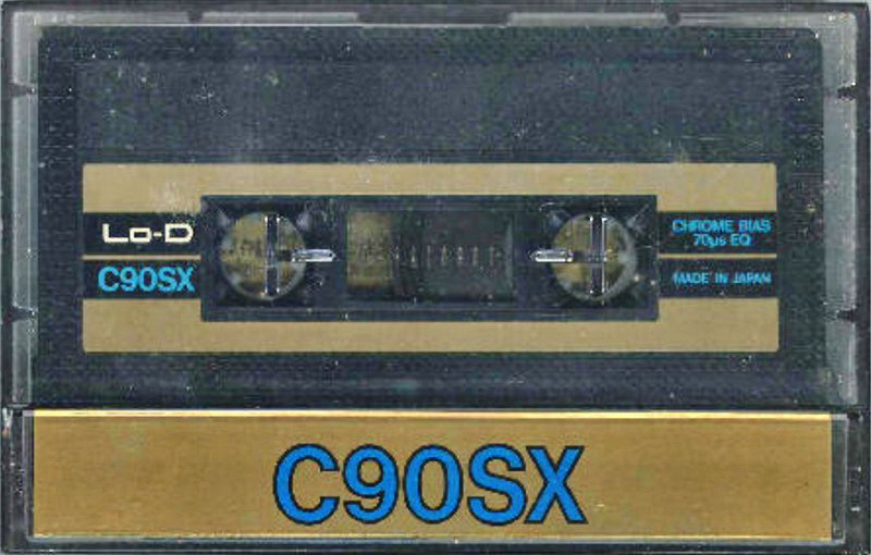 Compact Cassette Lo-D SX 90 Type II Chrome 1981 Japan