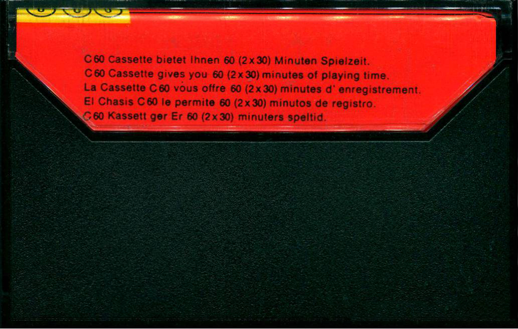 Compact Cassette Caroline 60 Type I Normal 1979 Europe