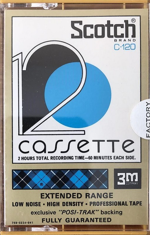 Compact Cassette Scotch 120 Type I Normal 1972 USA