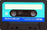 Compact Cassette Diplomat 60 Type I Normal 1982 Hong Kong