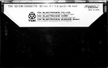 Compact Cassette TDK SD 90 Type I Normal 1973 Europe