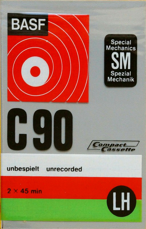Compact Cassette BASF LH 90 Type I Normal 1971 Europe
