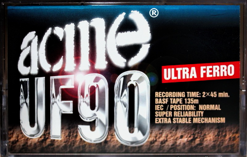 Compact Cassette Acme UF 90 Type I Normal Worldwide