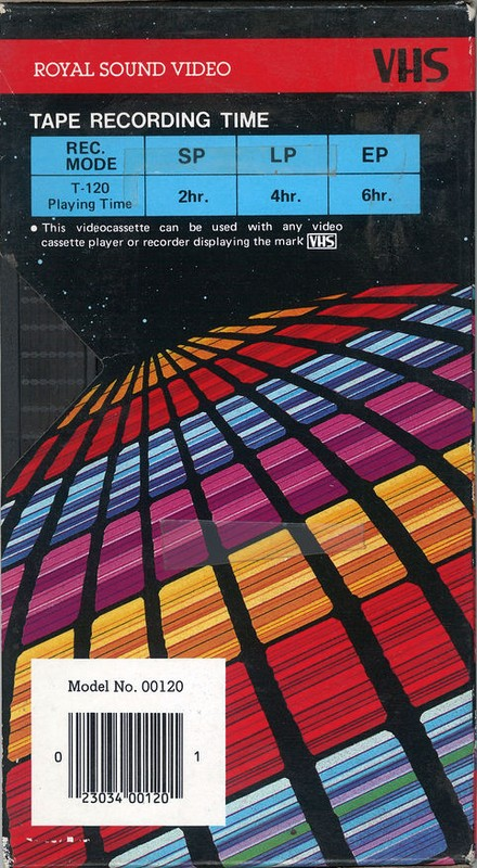 VHS, Video Home System ProVideo 120 "Royal Sound Video" Type I Normal USA