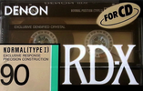 Compact Cassette Denon RD-X 90 "RD-X90P" Type I Normal 1989 Japan