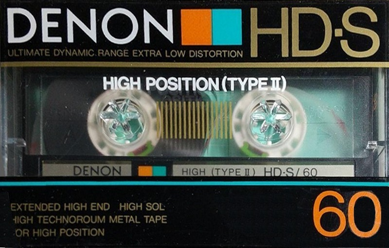 Compact Cassette Denon HD-S 60 Type II Chrome 1985 Japan