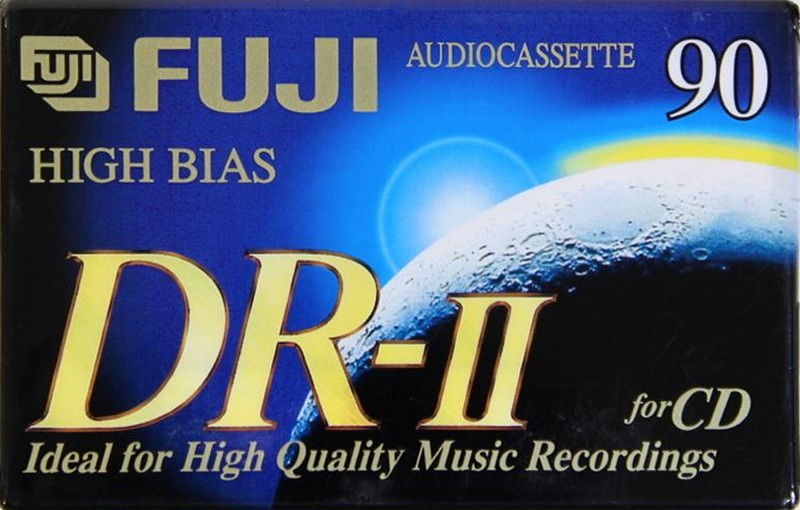 Compact Cassette Fuji DR-II 90 Type II Chrome 1995 North America