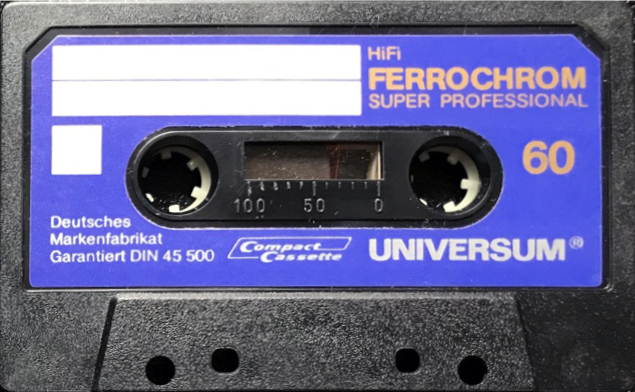 Compact Cassette Universum 60 Type III Ferro Chrome 1978 Europe