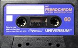 Compact Cassette Universum 60 Type III Ferro Chrome 1978 Europe