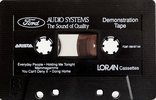Compact Cassette Loran Ford Audio Systems Demonstration Tape 1991 USA
