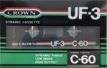 Compact Cassette Crown / Crown Radio Corporation UF-3 60 Type I Normal Europe