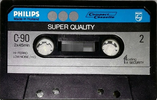 Compact Cassette Philips Super Quality 90 Type I Normal 1976 Europe