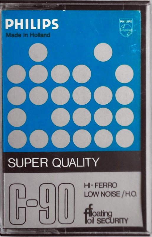 Compact Cassette Philips Super Quality 90 Type I Normal 1976 Europe