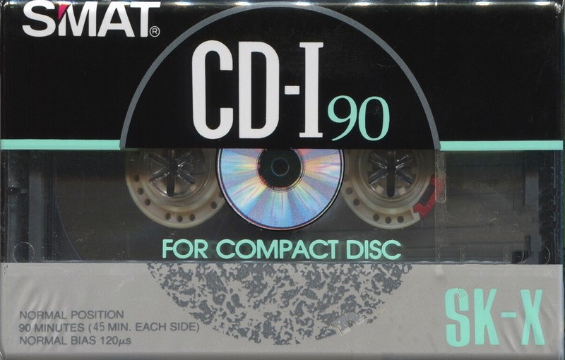 Compact Cassette Smat CD-I 90 "SK-X" Type I Normal 1990 South Korea