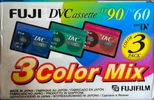 3 pack Fuji Film 60 "DVM60X3CMIXME E" Worldwide