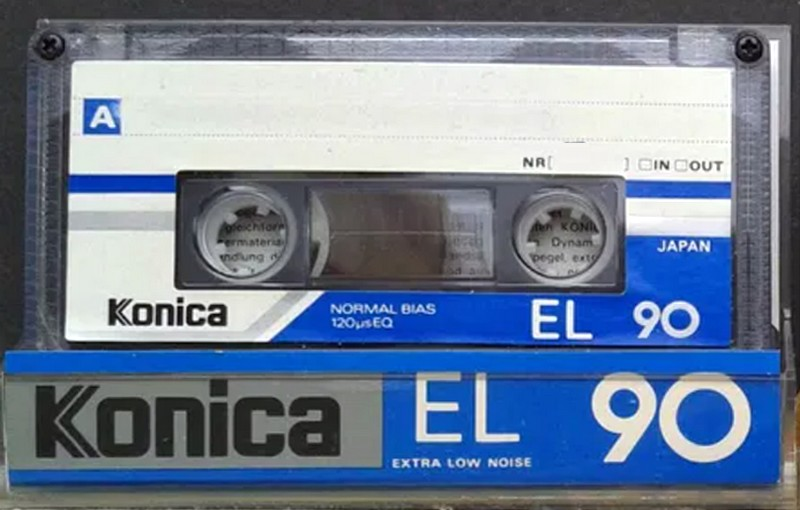 Compact Cassette Konica EL 90 Type I Normal 1984 Europe