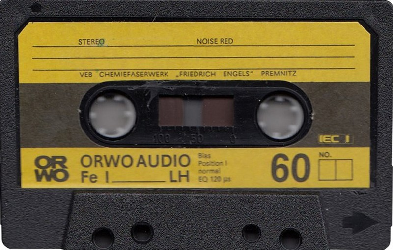 Compact Cassette ORWO 60 Type I Normal 1989 East Germany