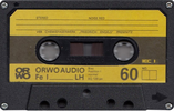 Compact Cassette ORWO 60 Type I Normal 1989 East Germany