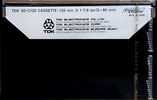 Compact Cassette TDK SD 120 Type I Normal 1973 Europe