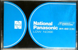 Compact Cassette National Panasonic RT 60 "RT-60" Type I Normal 1976 Japan