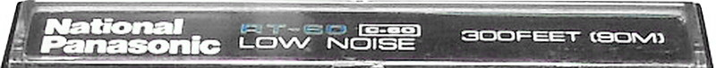 Compact Cassette National Panasonic RT 60 "RT-60" Type I Normal 1976 Japan