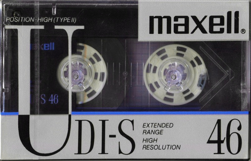 Compact Cassette Maxell UDI-S 46 Type I Normal 1988 Japan