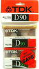 Blister TDK D 90 "D-90U2" Type I Normal 1988 USA
