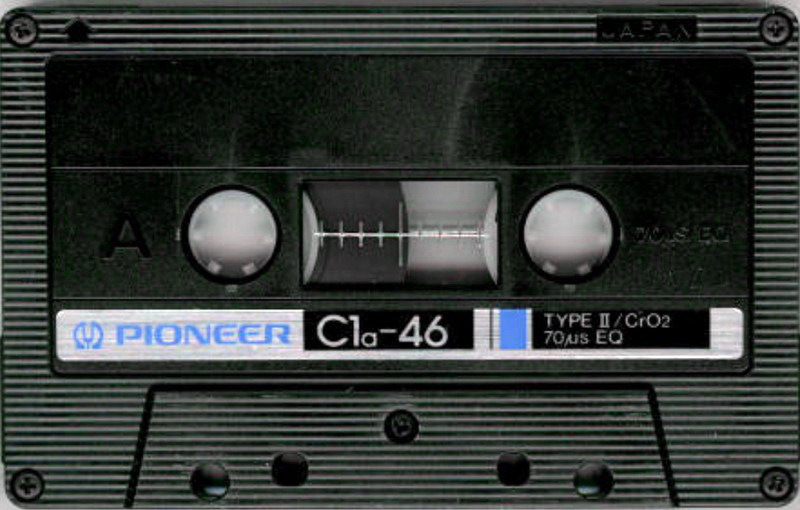 Compact Cassette Pioneer C1a 46 Type II Chrome 1982 Japan