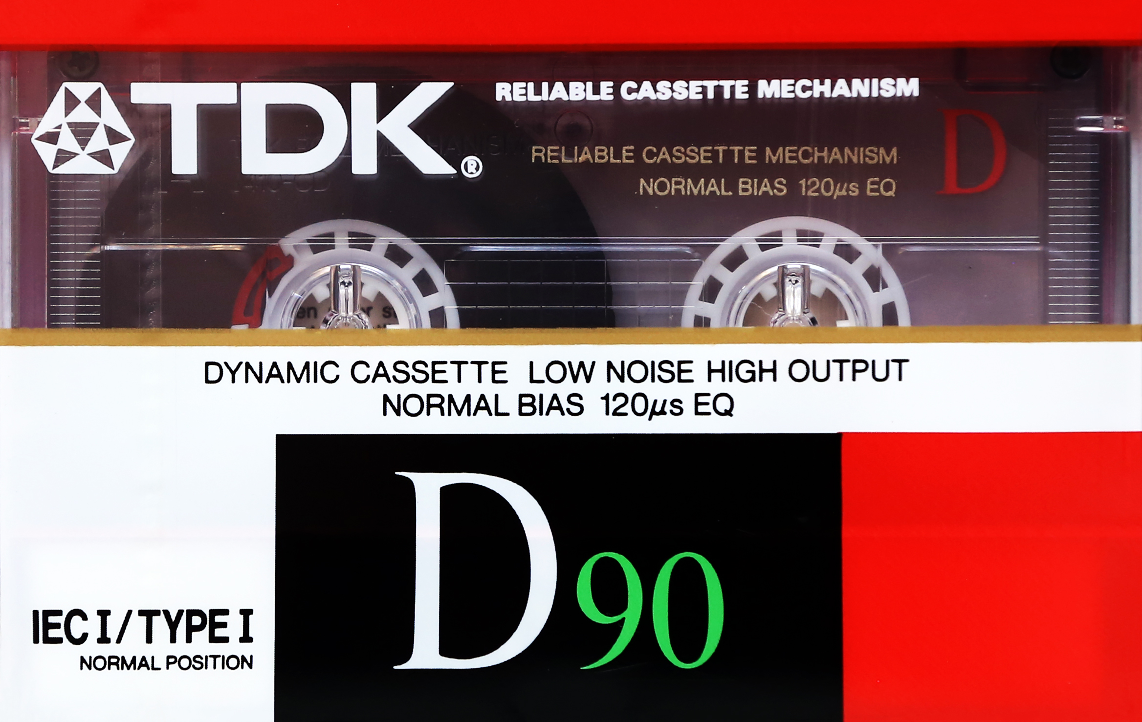 Compact Cassette TDK D 90 Type I Normal 1988 Australia, Europe
