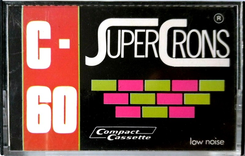 Compact Cassette Super Crons 60 Type I Normal 1981 Hong Kong