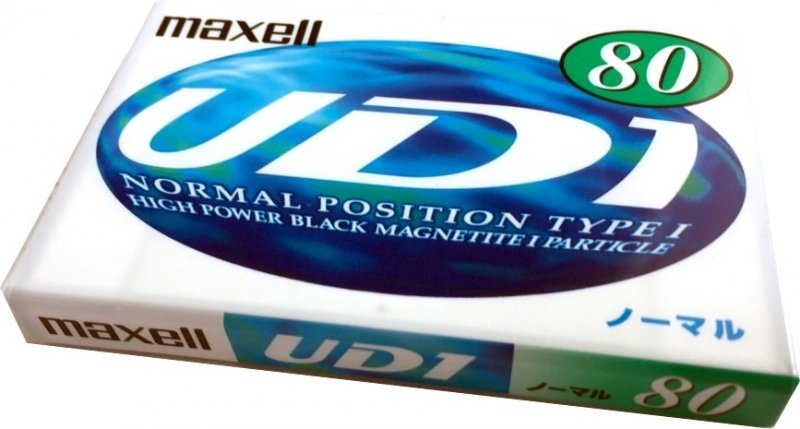 Compact Cassette Maxell UDI / UD1 80 "UD1-80L" Type I Normal 1997 Japan