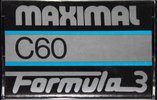 Compact Cassette Maximal Formula 3 60 Type I Normal Unknown Country